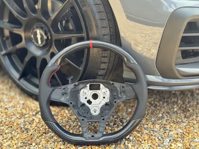VOLKSWAGEN CADDY 2015-2020 MK4 CARBON STEERING WHEEL PLUG&amp;PLAY